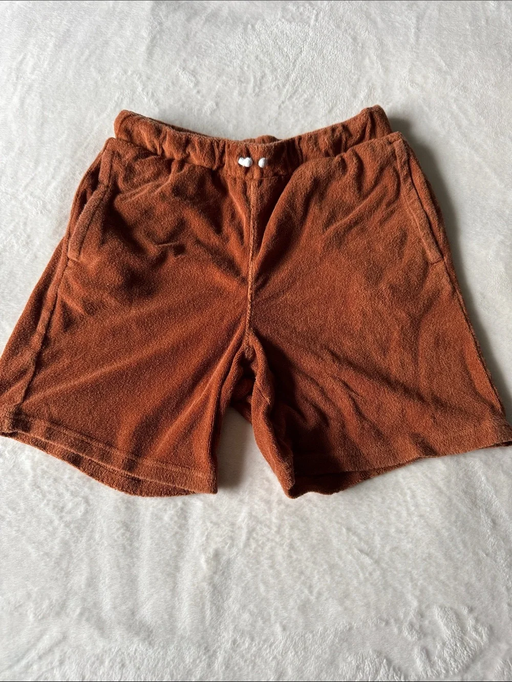 Old Navy Rust Orange Terry Shorts